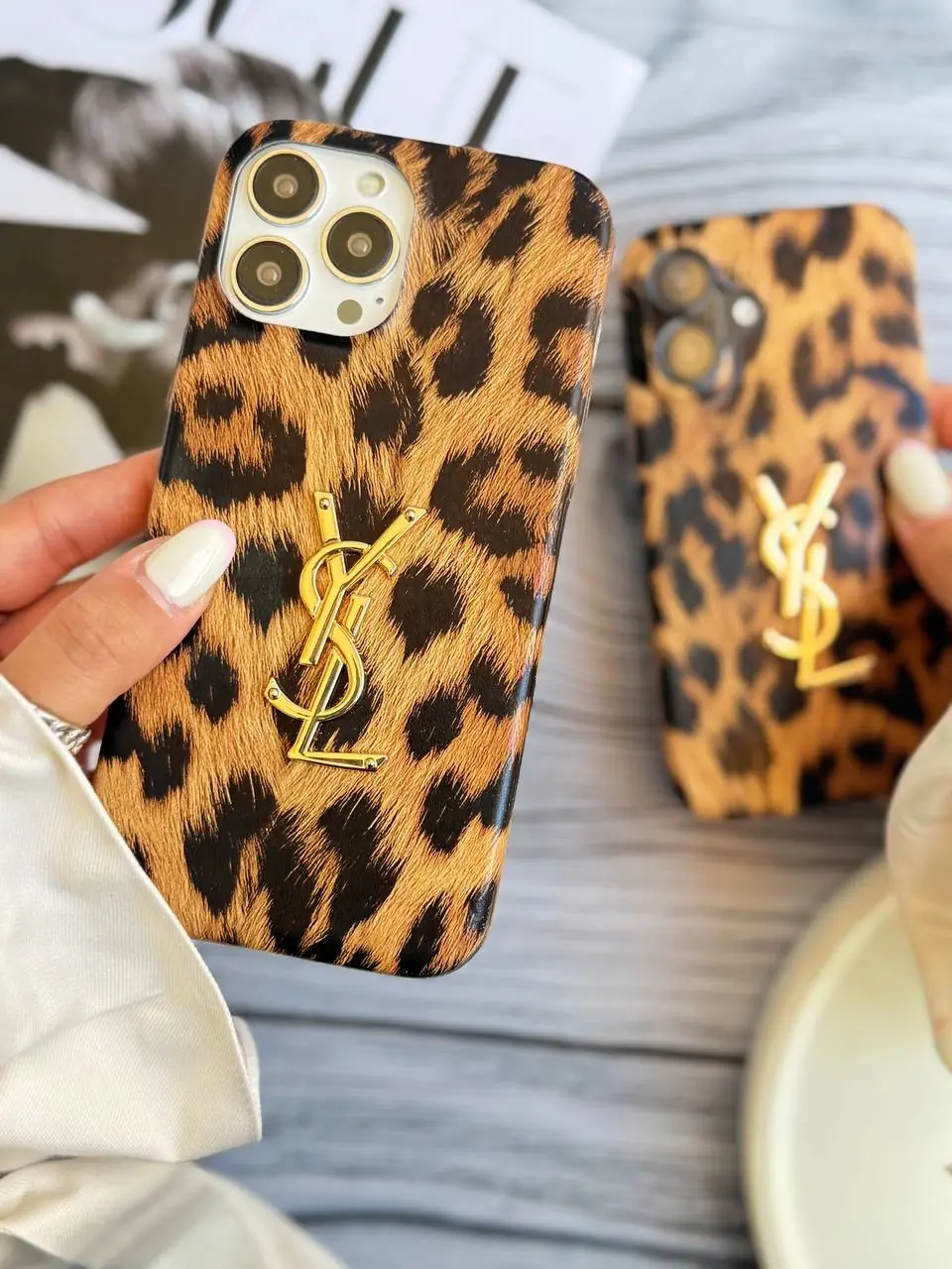 قاب YSL پلنگی (کدC2012) - تصویر 6