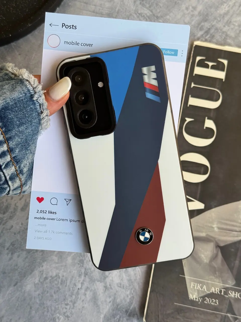 قاب BMW M Series با لوگو برجسته اندروید (کدC2091)