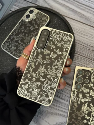 قاب Dark Flowers سامسونگ و شیائومی (کدC2093)